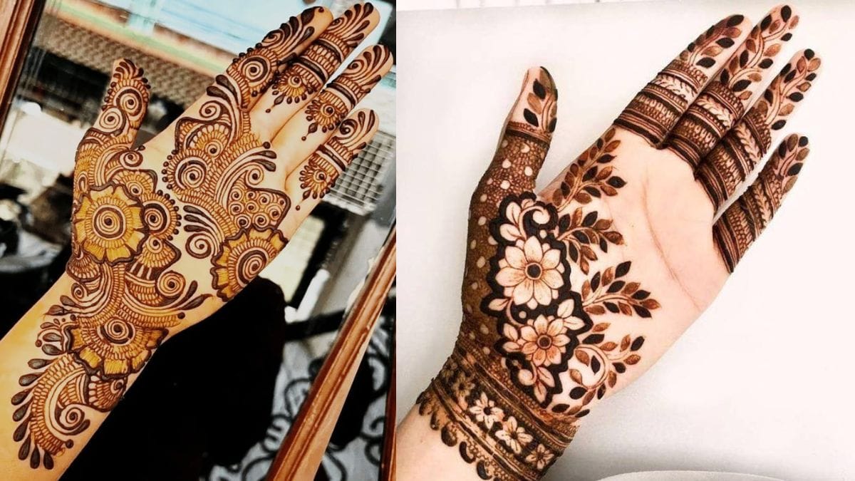 Mehndi Design Simple Front Hand